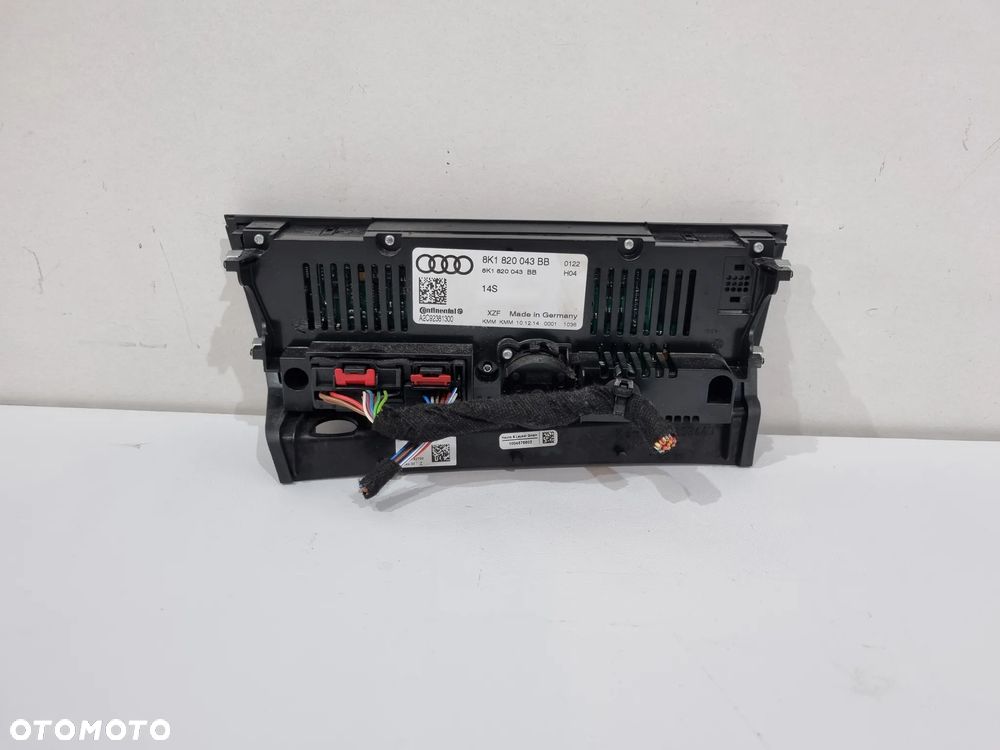 AUDI A4 B8 LIFT A5 8T Q5 8R PANEL NAWIEWU KLIMATYZACJI 8K1820043BB - 4