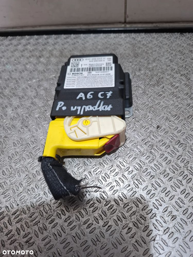 Moduł sensor Airbag Audi A6 C7 A7 rok 2015 nr 4H0959655H po wypadku