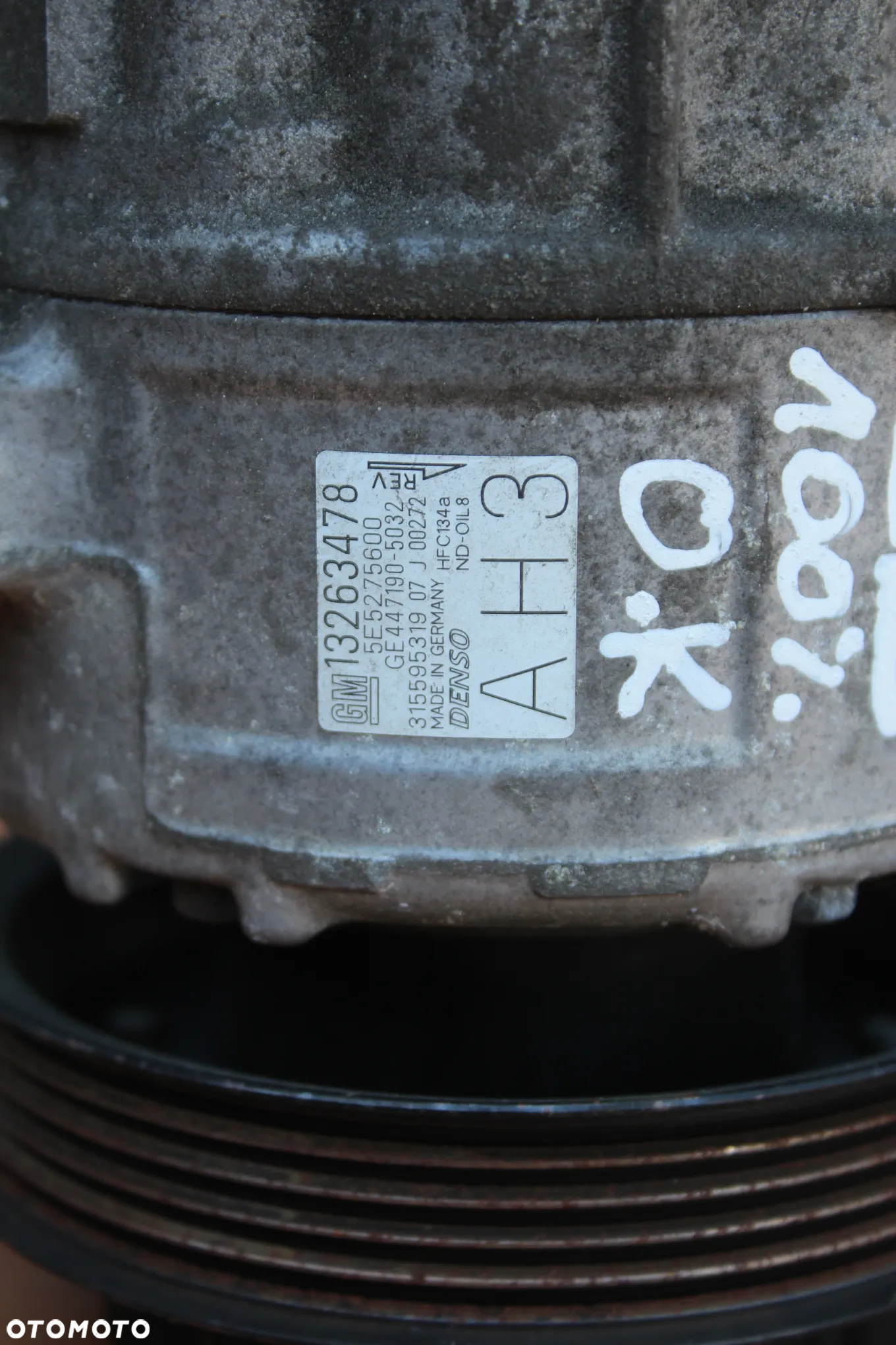 SPRĘŻARKA KLIMATYZACJI KOMPRESOR OPEL CORSA D E 1.6 TURBO 13263478 AH3 - 5