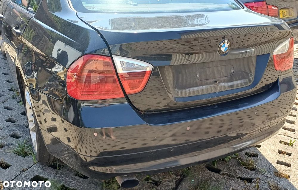 BMW e90  Black Sapphire Metallic 475 zderzak tył klapa lampy - 3