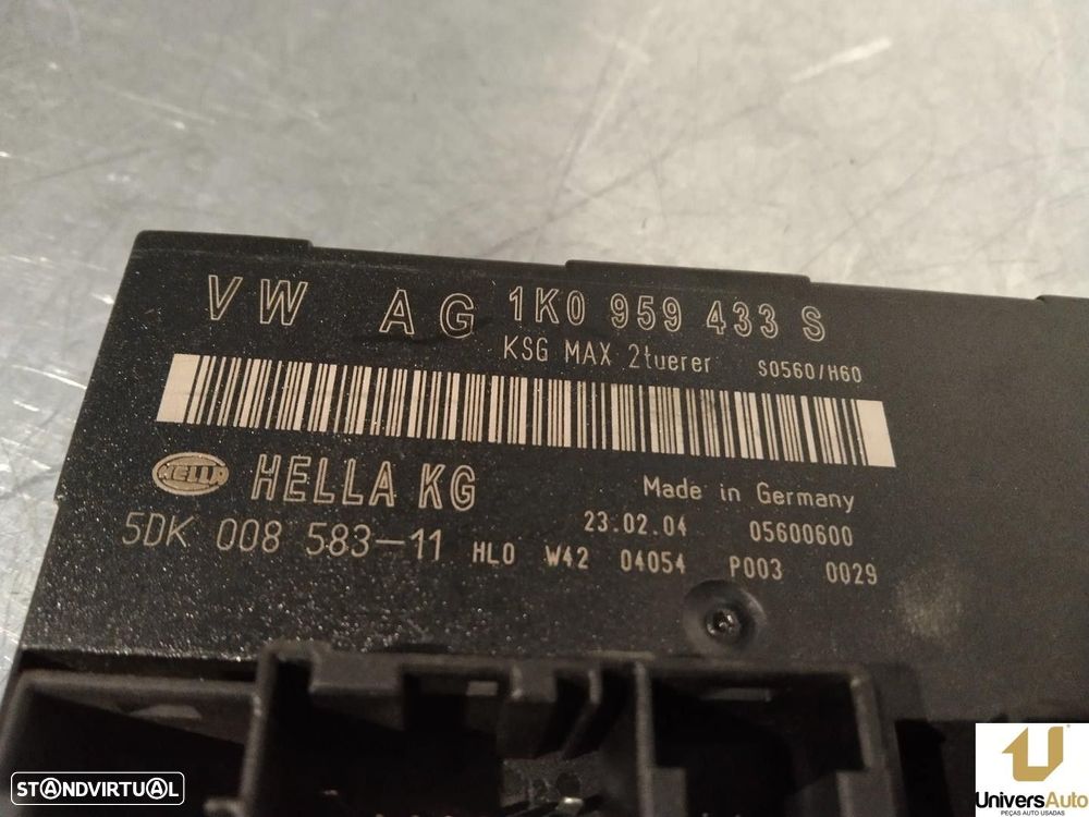 MODULO ELECTRONICO VOLKSWAGEN GOLF V 2004 -1K0959433S - 2