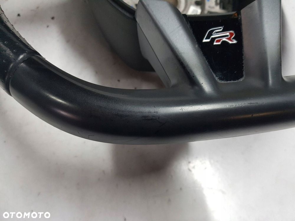 SEAT LEON 2 II LIFT 09-12r FR ALTEA KIEROWNICA SKÓRZANA 5P0419091BB - 7