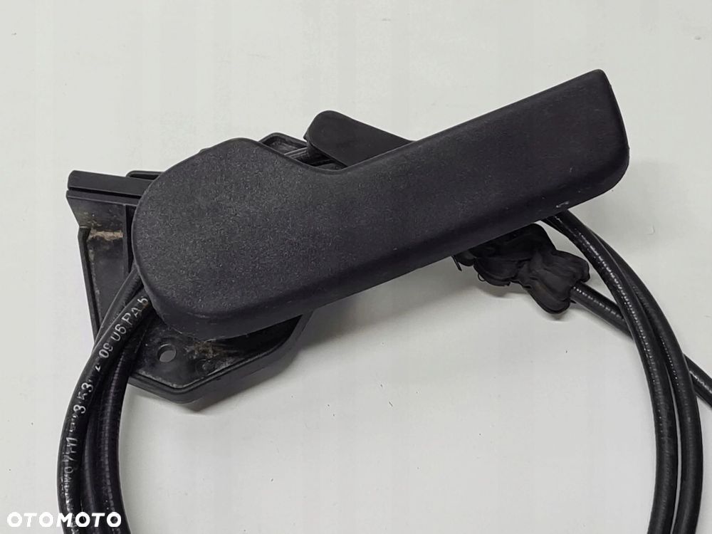 VW T5 rączka linka otwierania maski CZARNA 1J1823533C - 2