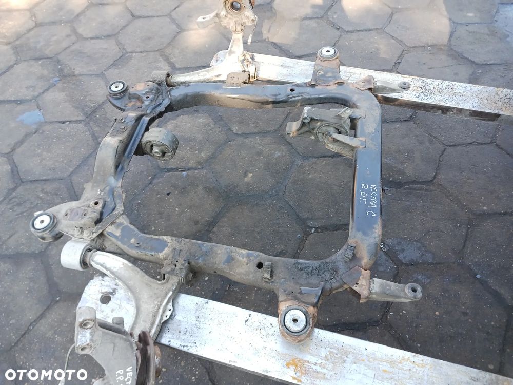 Wózek belka sanki przód Opel Vectra C Signum Saab 93 wachacz prawy lewy zwrotnica ZDROWE - 5