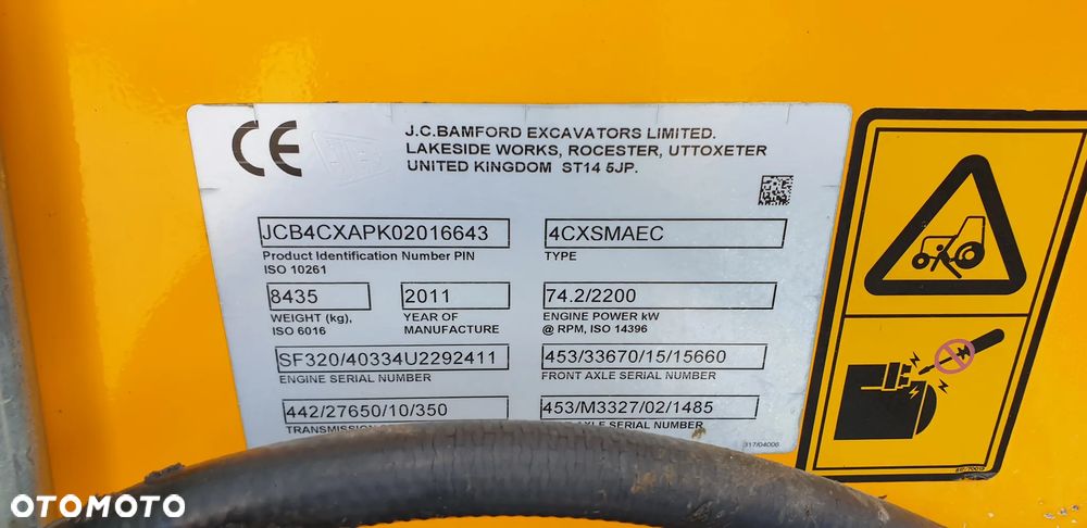 JCB 4CX eco STAN IDEALNY!! TYLKO 4646MTG/ rok 2011 /TORQUELOCK/DŻOJSTIKI/POWERSLIDE - 15