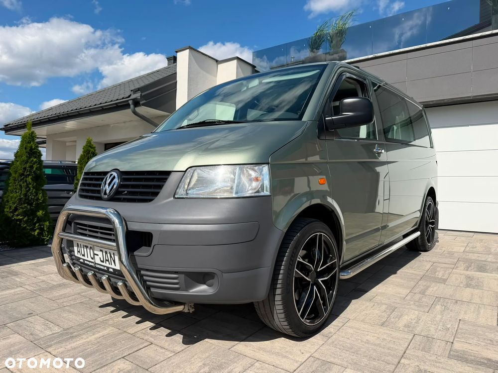 Volkswagen TRANSPORTER T5 1.9TDI Klima Elektryka Duża Navi Rury Brygadówka Dubel Kabina Klapa Hak - 2