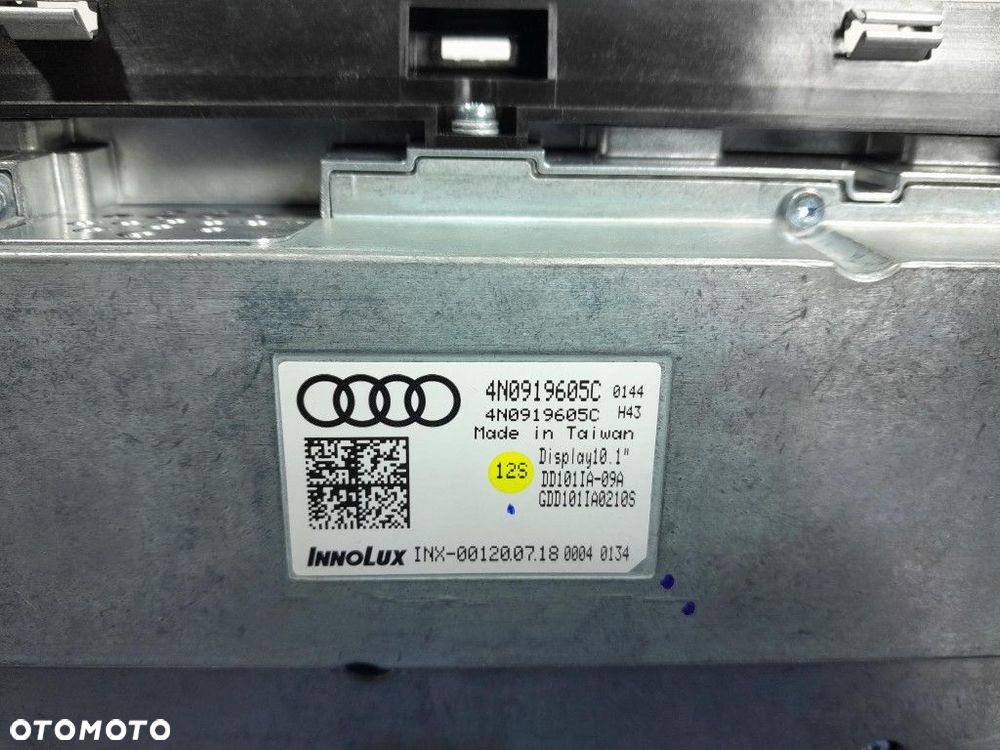 AUDI A8 D5 WYŚWIETLACZ EKRAN RADIA NAWIGACJI 4N0919605C - 4