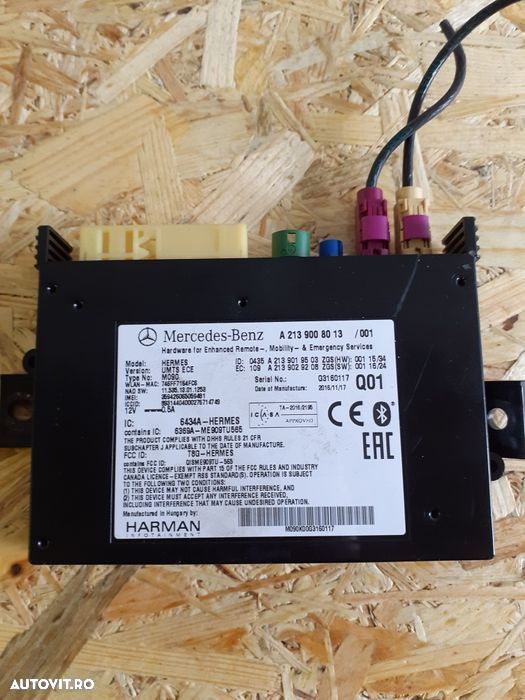 Modul Bluetooth Mercedes A B C Cla Gla E Class W176 W246 X156 W213 - 2