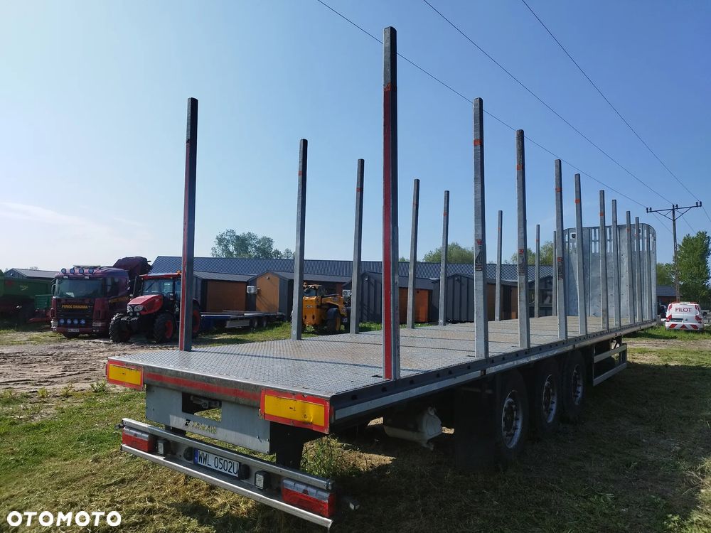 Zaslaw Naczepa do drewna lasu kłonicowa kłonice podłoga - 8