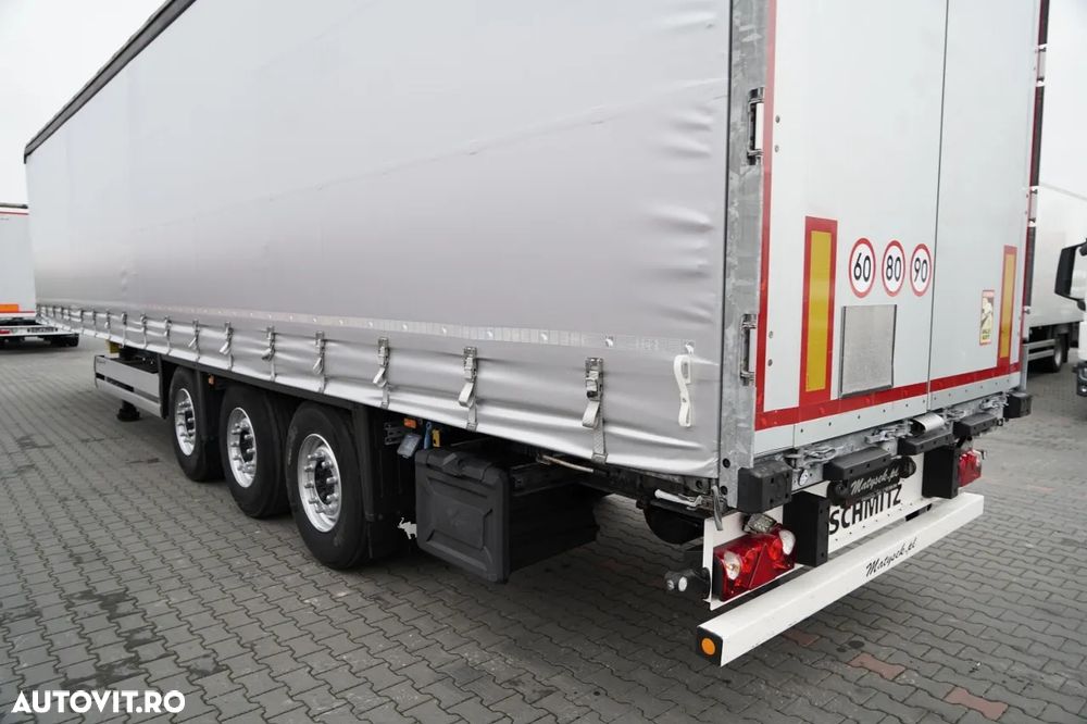 Schmitz Cargobull CORTINĂ / STANDARD / CAMION DIN OȚEL - 9 M / ACOPERIȘ CULISANT / AXĂ CULISANTĂ / - 11