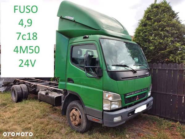 Canter Fuso DMC 7,5t instalacja 24V części silnika 4,9 4M50 deska kola 17,5 skrzynia most i inne