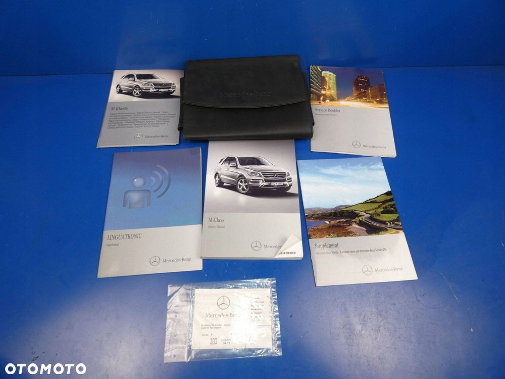 MERCEDES ML W166 KSIĄŻKI INSTRUKCJA OBSŁUGI ETUI - WERSJA ANGIELKSA - 1