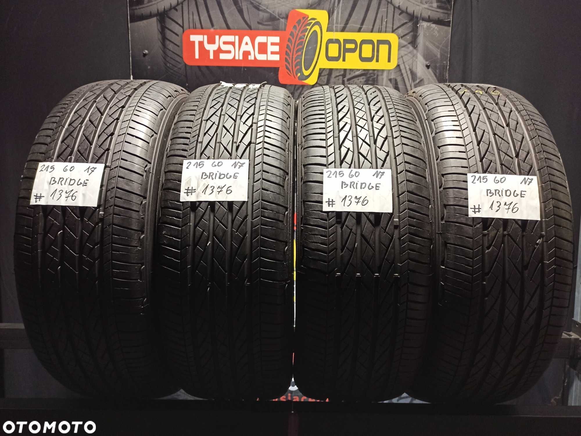 Opony Letnie 215/60/17 BRIDGESTONE DUELER KOMPLET #1376 - 1
