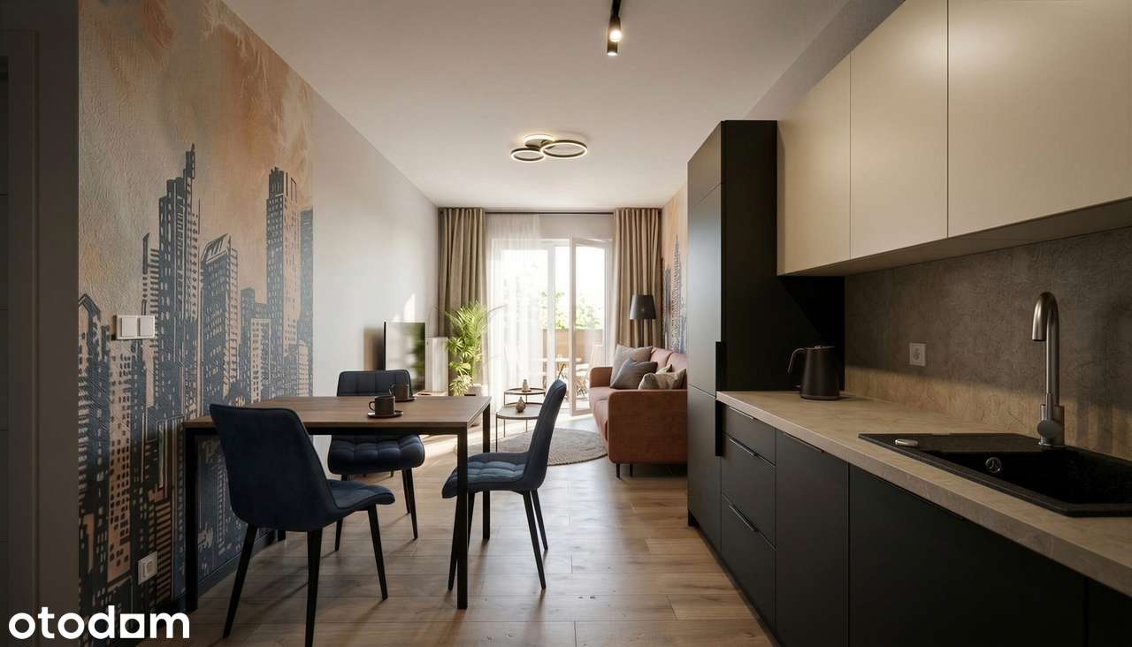 M2 | 52.52 m² gotowe w stanie deweloperskim z tarasem POŚWIĘTNE