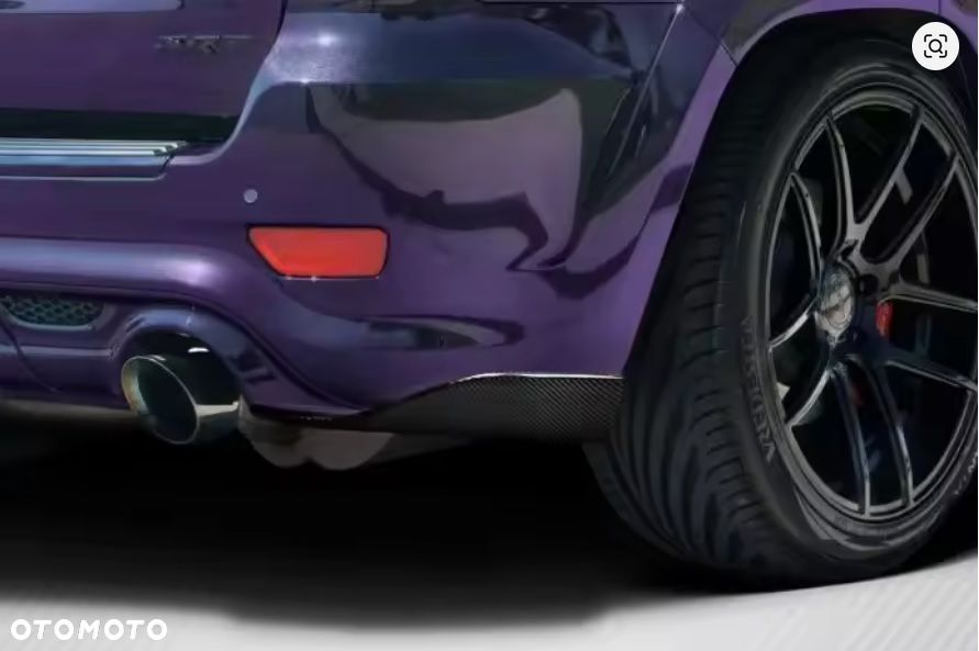 JEEP GRAND CHEROKEE SRT SRT8 WK2 2010-2020 SPOILER SPLITER SPLITTER DOKŁADKA DYFUZOR POD TYLNY ZDERZAK TYLNEGO ZDERZAKA TYŁ KARBON CARBON - 8