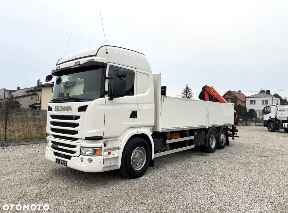 Scania G450, 6x2, SKRZYNIA + HDS - PALFINGER 18002 EH, - 2