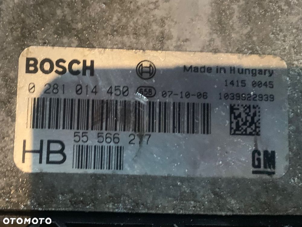 55566277 komputer sterownik silnika opel vectra c lift signum saab - 3