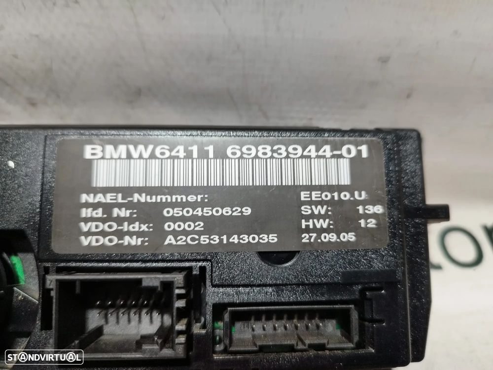 DISPLAY SOFAGEM COMANDO CHAUFFAGE AR CONDICIONADO AC CLIMATRONIC BMW SÉRIE 1 E87 A2C53143035 - 4