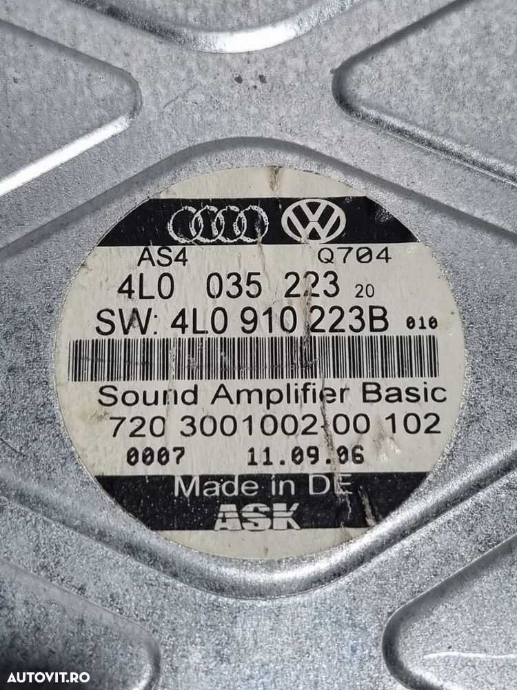 Amplificator audio AUDI Q7 2005 - 2009 (1370) 4L0910223B - 3