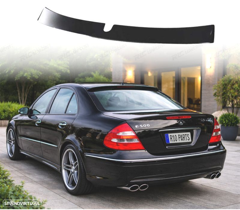 AILERON SPOILER TRASEIRO SUPERIOR MERCEDES CLASSE E W211 02-09 BERLINA LOOK AMG - 1
