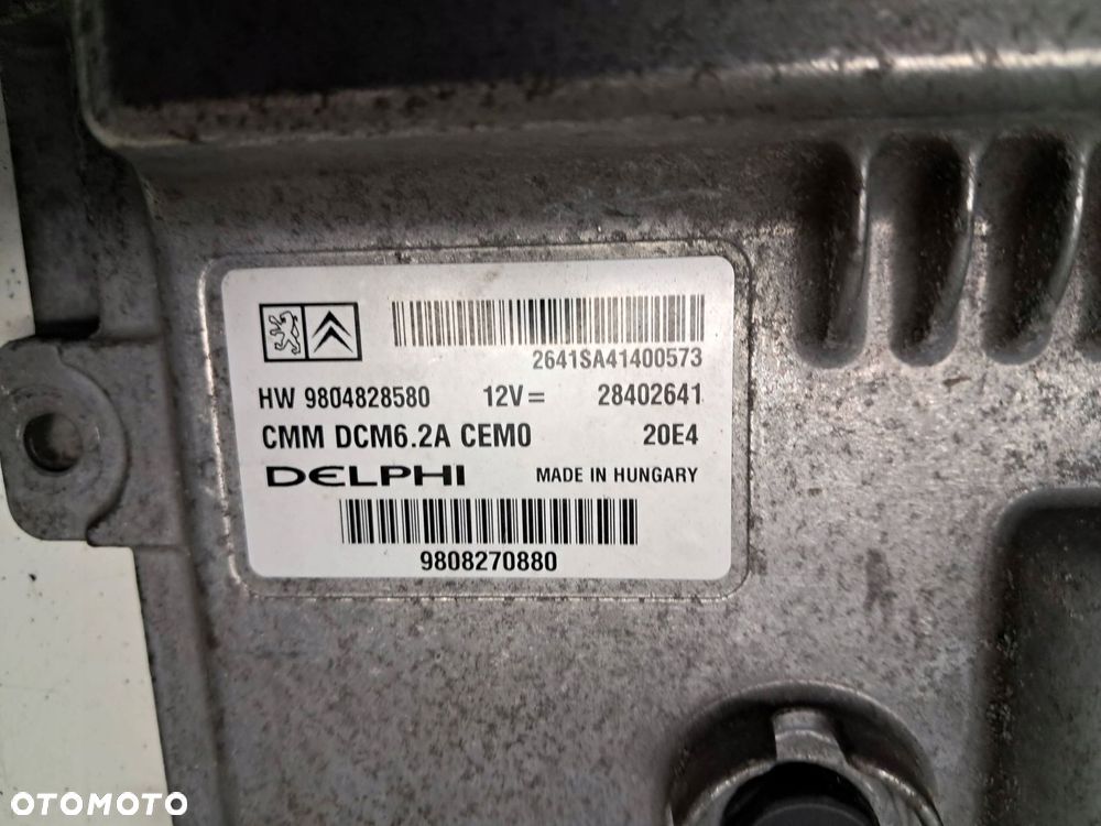 citroen c4 grand picasso 2.0 blue hdi sterownik komputer silnika 9808270880 - 3