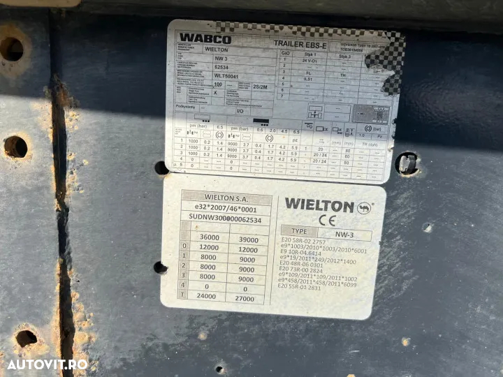 Wielton nw 3 agregate basculabil axa liftanta - 16