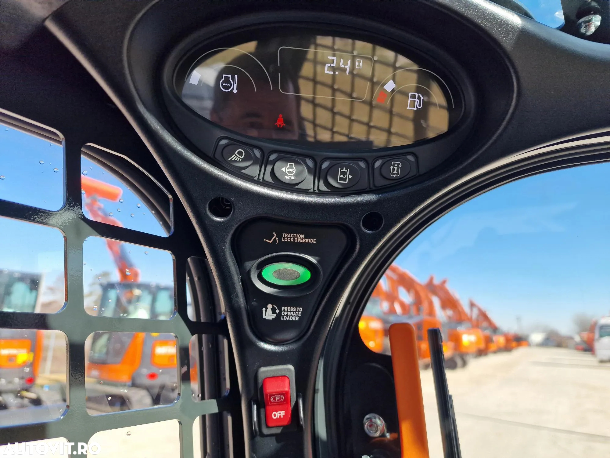 Bobcat S510, 2024, Usa cabina, AER CONDITIONAT, motor Kubota 50CP, inst hidr suplim, ANVELOPE PLINE, cupa 0,9, posibilitate leasing 5 ani, PROMOTIE 40.900 EUR+Tva - 15