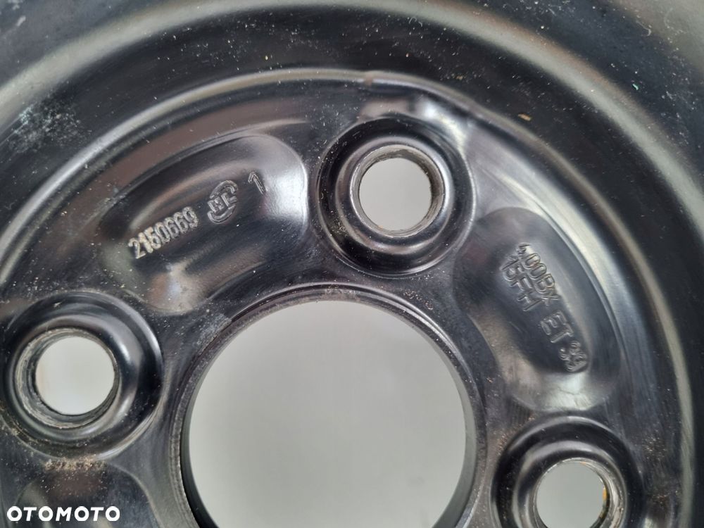 KOŁO DOJAZDOWE Toyota Yaris II dojazdówka 125/70 D15 R15 4x100 2150669 - 4