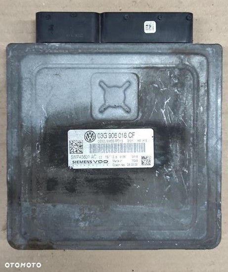 KOMPUTER STEROWNIK SILNIKA 03G906018CF SIMOS PPD1.5 2.0 TDI VW AUDI SEAT SKODA - 1