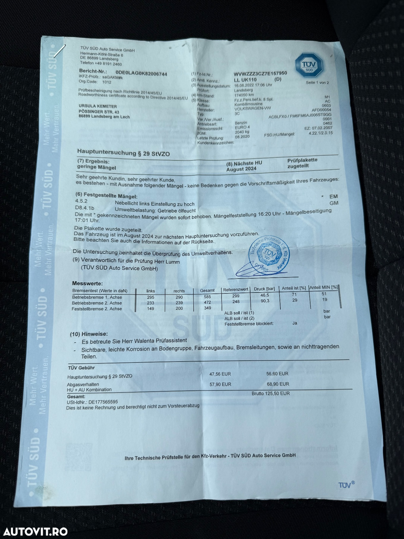 Volkswagen Passat Variant 1.6 FSI Comfortline - 10