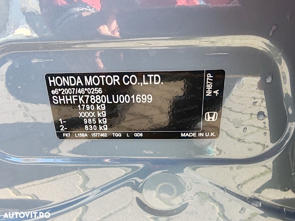 Honda Civic 1.5 VTEC Turbo CVT Sport - 24