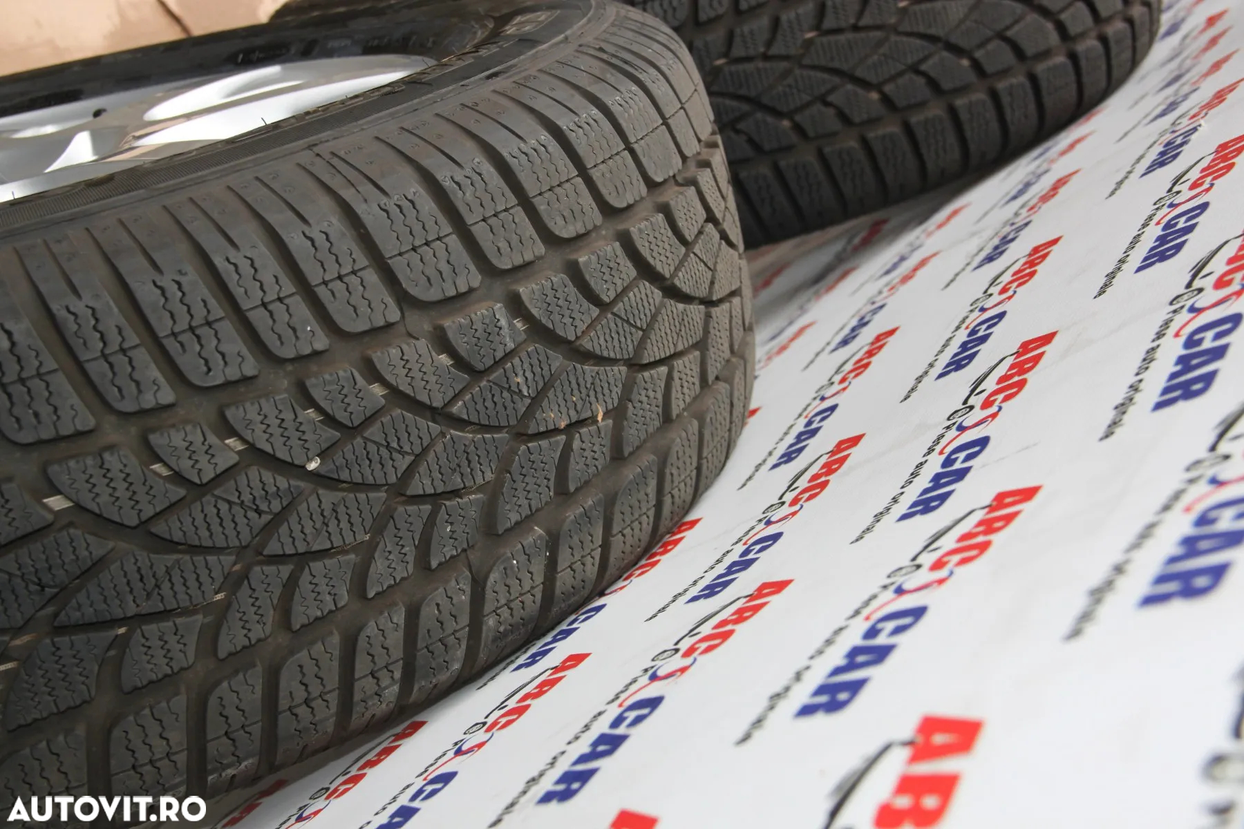 Jante Aliaj Aluminiu Roti Audi Q5 8R 5X112 235/65 R17 DUNLOP M+S de iarna COD: 8R0601025E RULAJ !!! 2000 KM !!! - 6