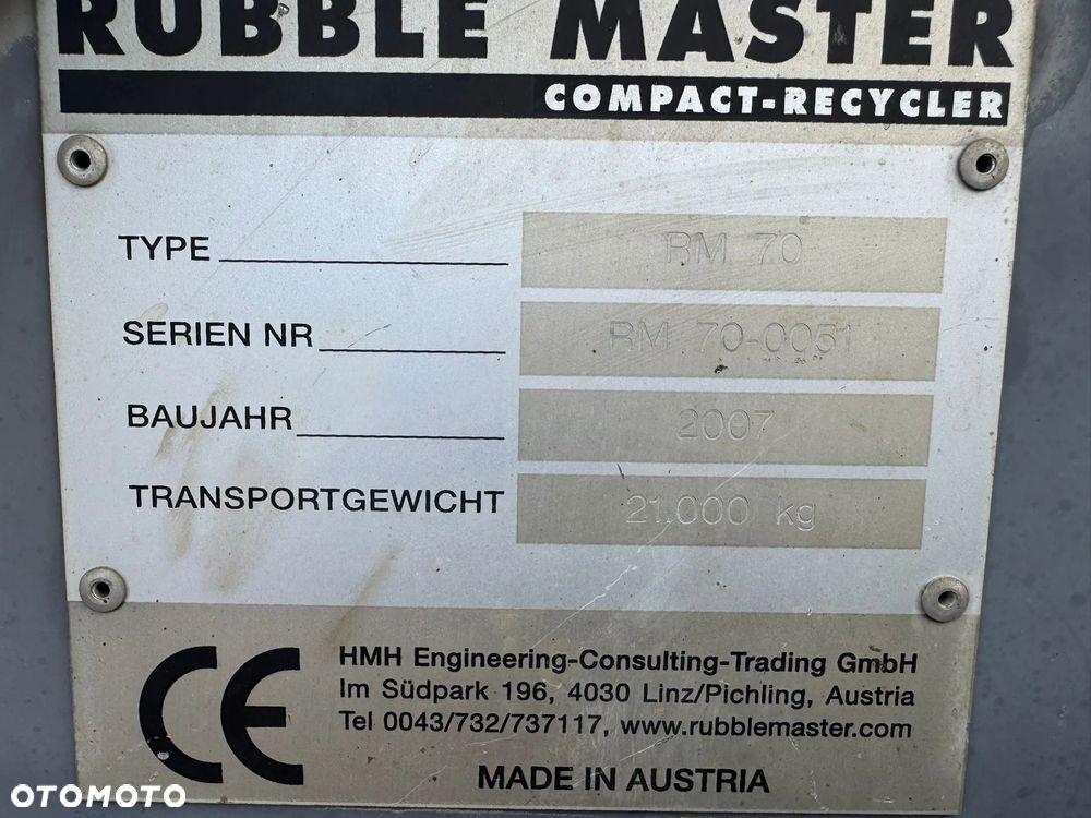Inny Rubble Master RM 70 - 16