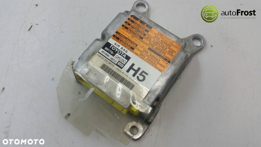 MODUŁ SENSOR AIRBAG TOYOTA HILUX 89170-0K090 - 1