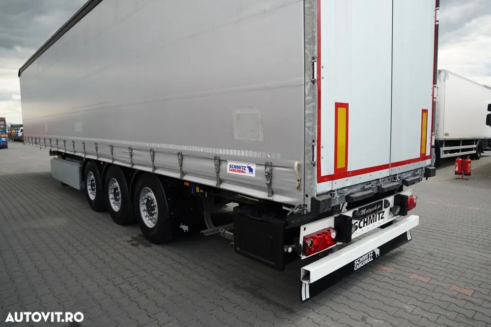Schmitz Cargobull CORTINĂ / STANDARD / COȘ PENTRU PALEȚI / AXĂ RIDICATĂ / - 11