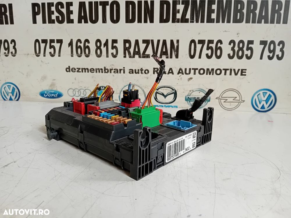 Panou Sigurante Modul BSI Peugeot 208 301 C3 An 2012-2019 Cod 9807531680 Motor 1.6 Hdi BH02 - 4