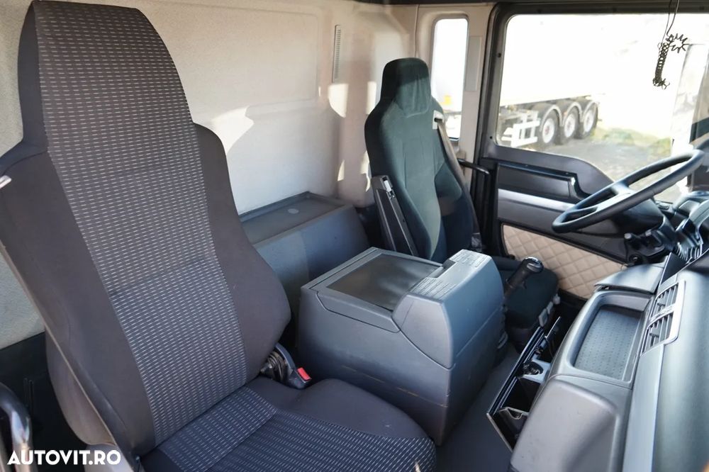 MAN TGS 33.400 / 6x4 / BASCUNĂ CU 2 LATE / BASCUNĂ HIDROBRATĂ + HDS PALFINGER PK 15500 / PILOT / MANUALĂ - 36