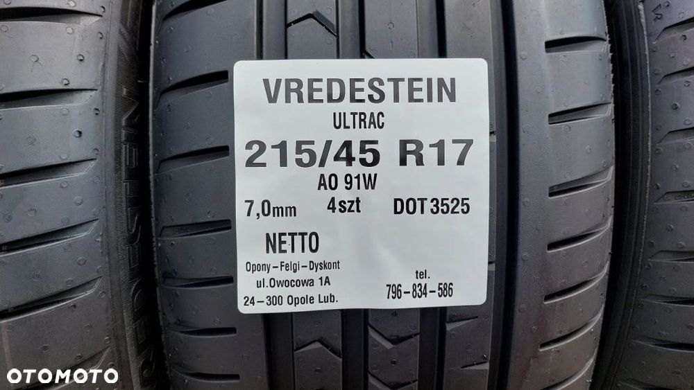 Opony Vredestein 215 45 R17 DEMO - 2