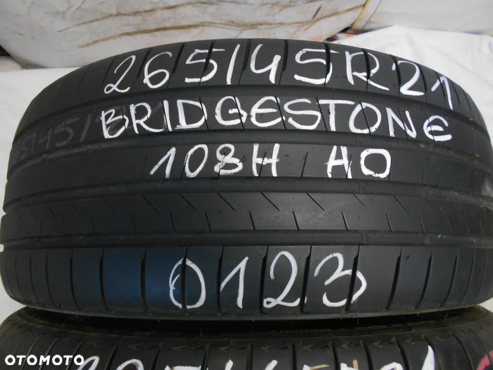 OPONY  265/45R21 BRIDGESTONE ALENZA 001 AO DOT 2023 8MM - 2