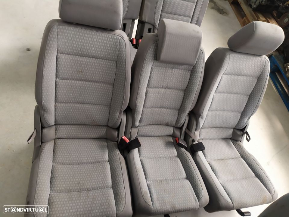 CONJUNTO DE BANCOS VOLKSWAGEN TOURAN I 7 LUGARES - 4