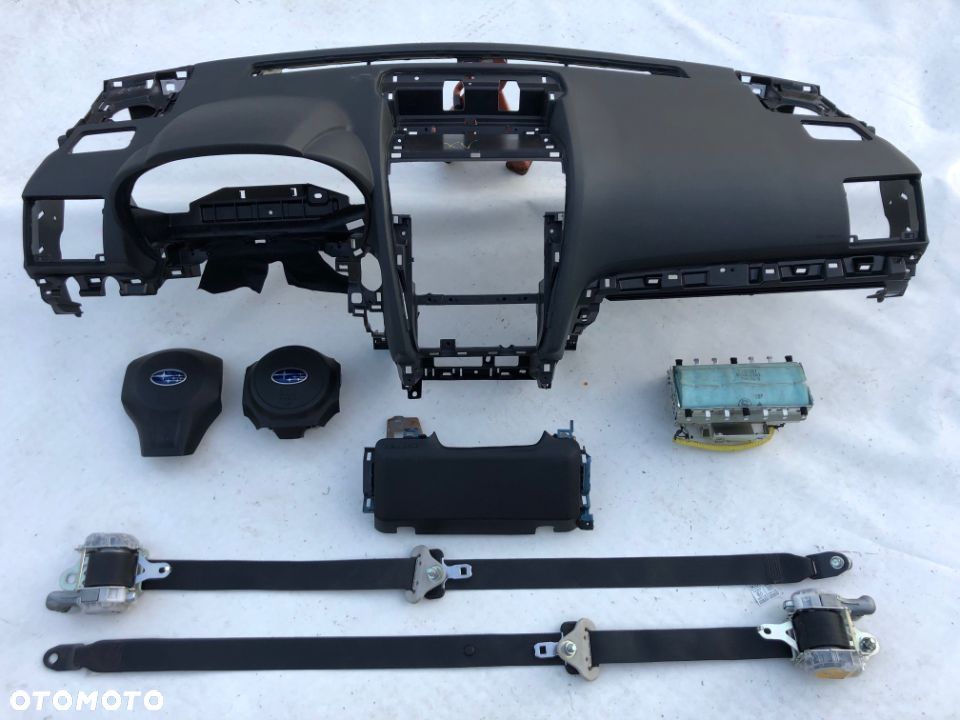 SUBARU XV IMPREZA STI FORESTER LEVORG LEGACY DESKA KONSOLA KOKPIT PULPIT PÓŁKA PARAPET AIRBAG PASY ! - 1