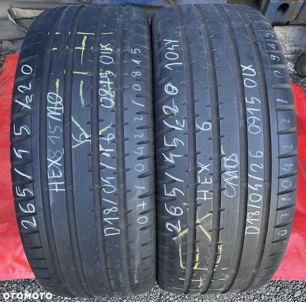 2szt. opony letnie 265/45R20 104Y Continental SportContact 2 {MO} - 1