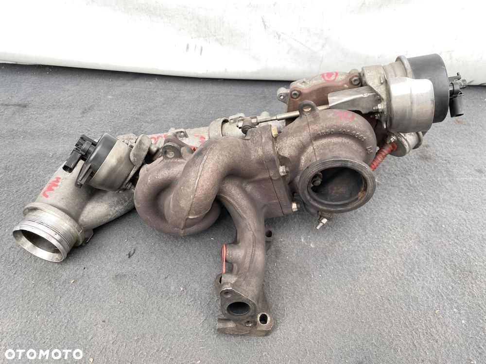 VW CRAFTER II MAN TGE 2.0 TDI 15- TURBINA TURBOSPRĘŻARKA BI-TURBO DEMONTAŻ - 7