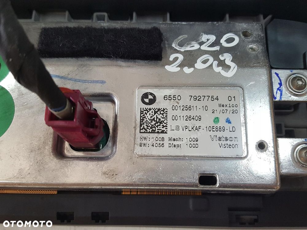 BMW 3 G20 G21 18r- WYŚWIETLACZ NAWIGACJI ANGLIK 7927754 - 4