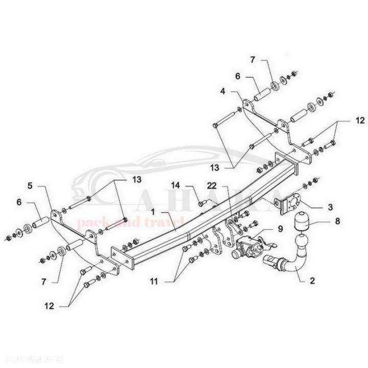 Hak Holowniczy Automat Do Renault Clio Iii Hatchback 2005-2009 - 3