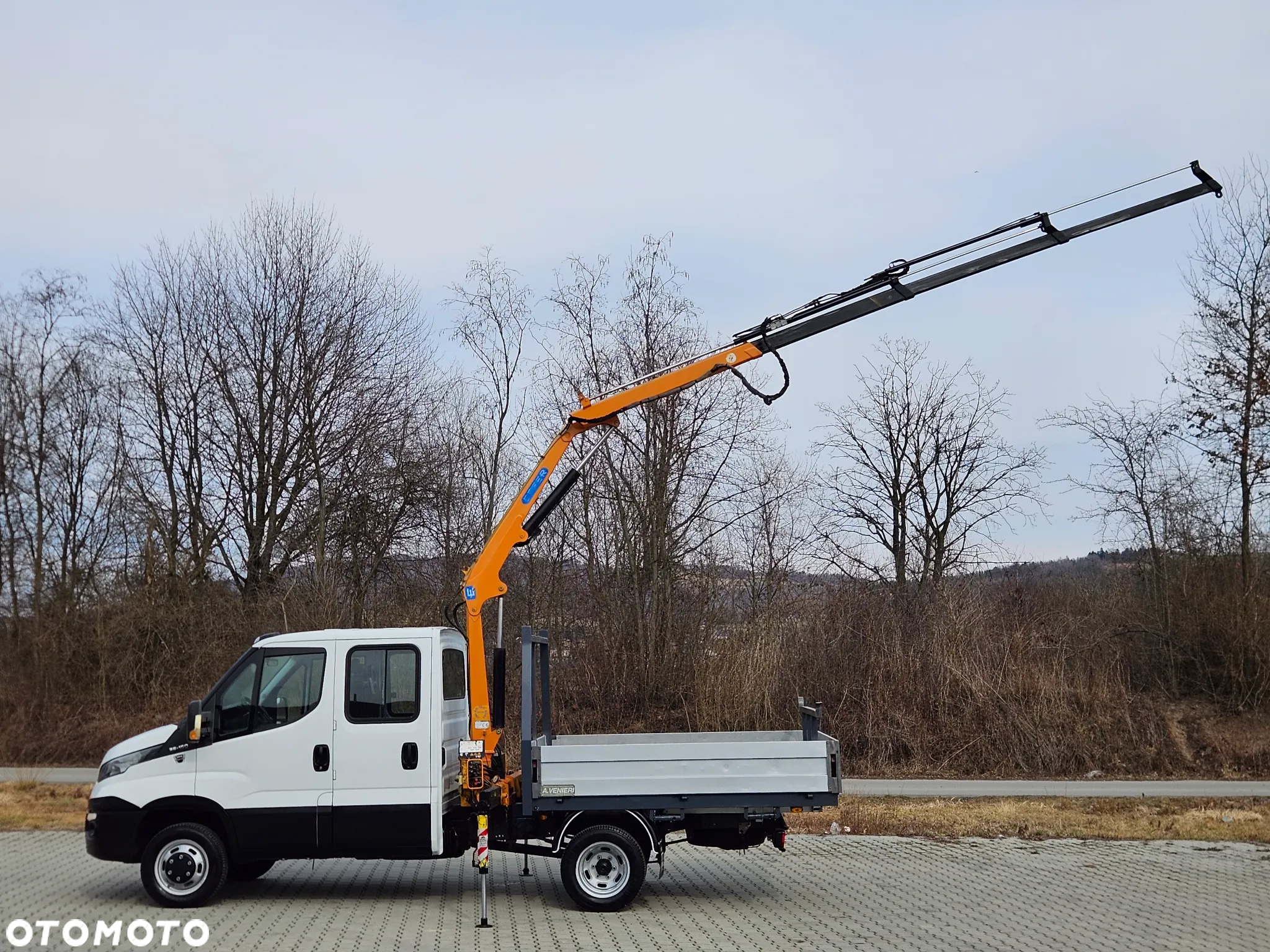 Iveco Daily 35c-15 Doka/Dubel Kabina Skrzynia 2.55M+HDS 9.5 M Effer 28/3S ! Klima ! 3.0 HPI *150 Km ! - 4