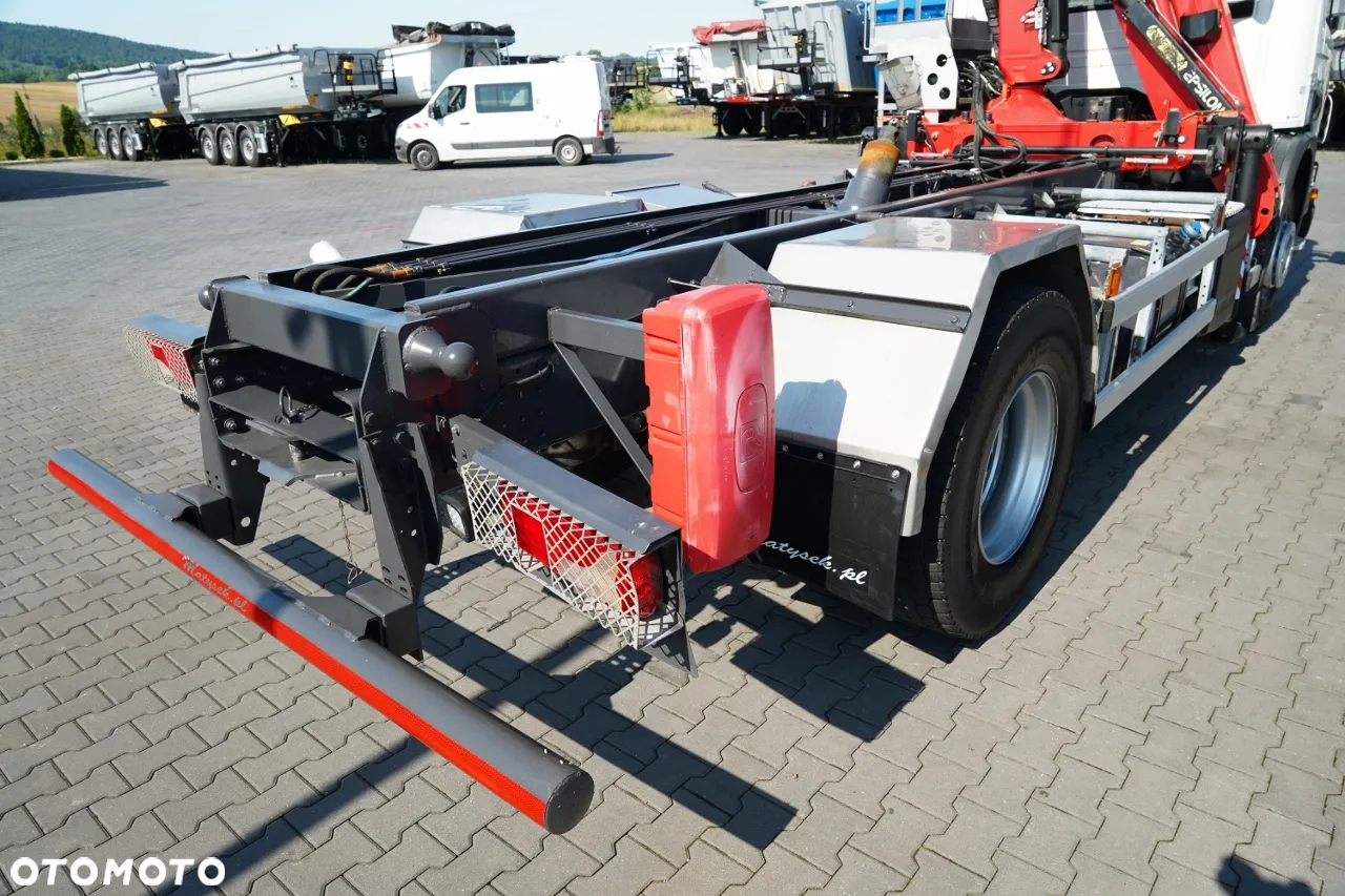 Scania P 280 / 4X2 / SIŁOWNIK DO WYWROTU /  + HDS PALFINGER C70Z73 / UDŹWIG 1 700 KG / MAX WYSÓW 7 M / STEROWANIE RADIOWE / EURO 6 - 15