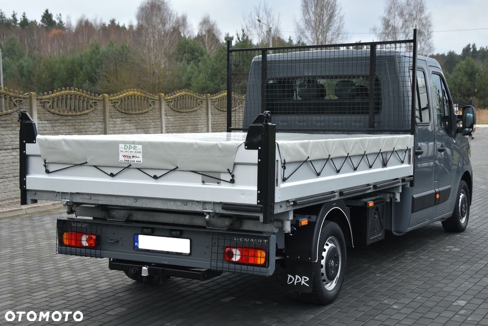 Renault MASTER 2.3 165KM DOKA DUBEL 7 OSÓB / HAK / WYWROTKA 3-STRONNA / NA PODUSZKACH / NAWIGACJA / SERWIS ASO RENAULT DO KOŃCA / SALON PL ! ! ! - 11