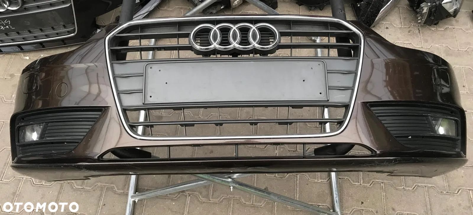 Audi A4 B8 8K Lift zderzak przód przedni pod spryski LZ8W - 1