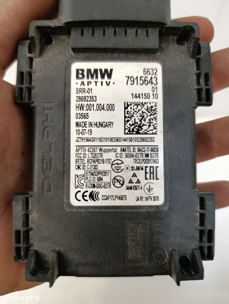 Radar sensor moduł asystent zmiany pasa martwego pola BMW X4 G02 - 4